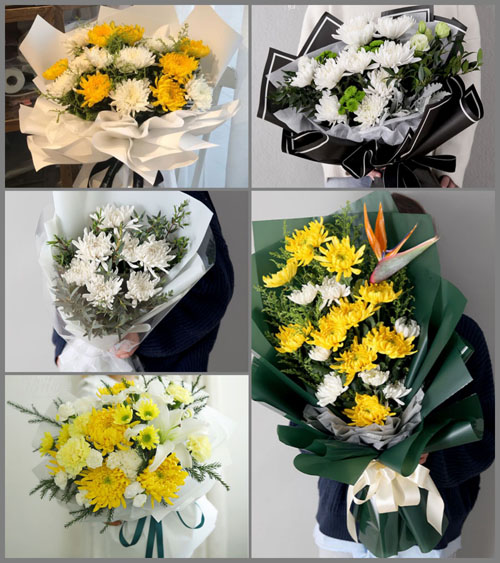 浙江省温州苍南县马站镇荷包田村白事花束代送